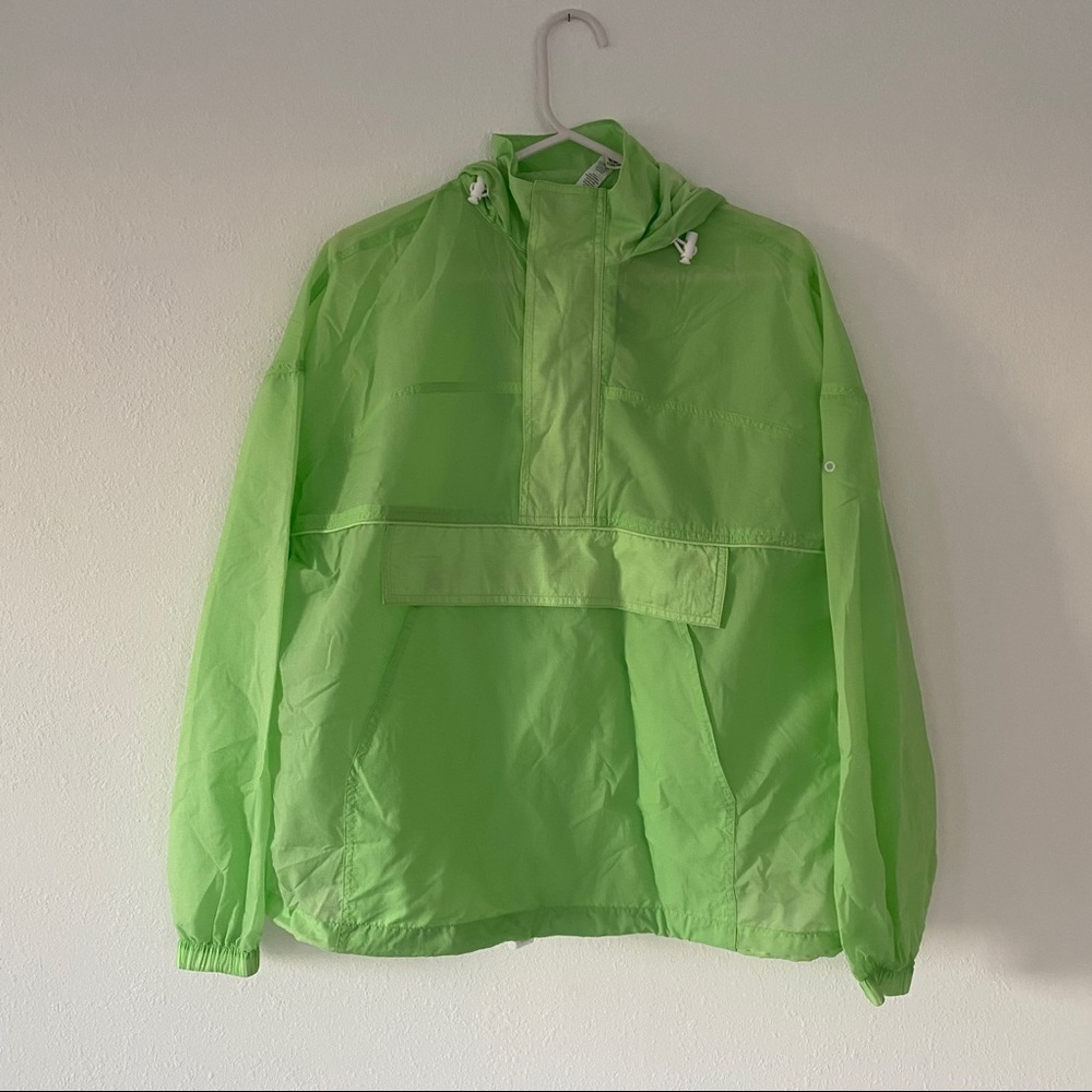 Alo Yoga Neon Green Wind breaker (never been worn)